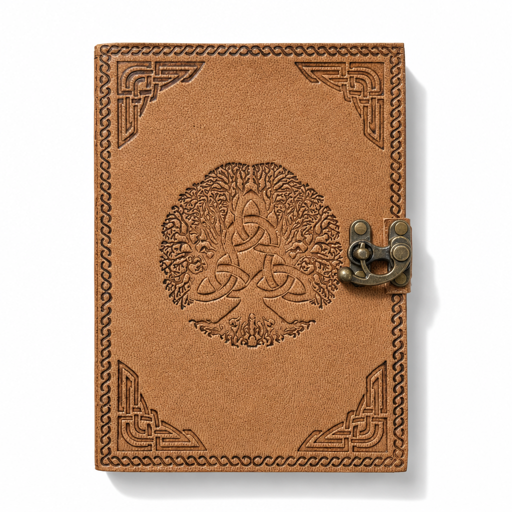 Tree of Life Leather Journal 5"x7" Unlined