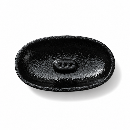 Obsidian Cast Iron Incense Holder