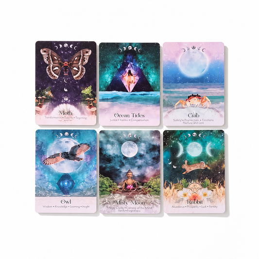 Lunar Magic Oracle Deck — 40 Moon Card Set