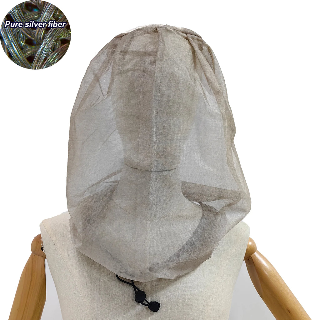 Silver Shield Mosquito Net Hat